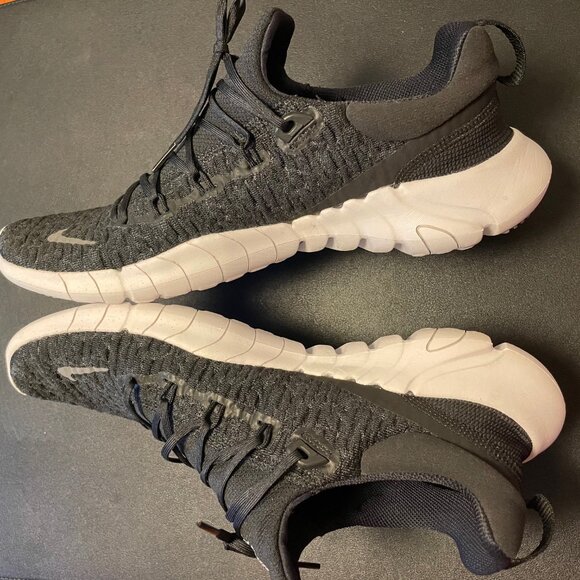 Nike Free Run 5.0 Black and White 2021 CZ1884- Men's Size 10.5 - Picture 8 of 8